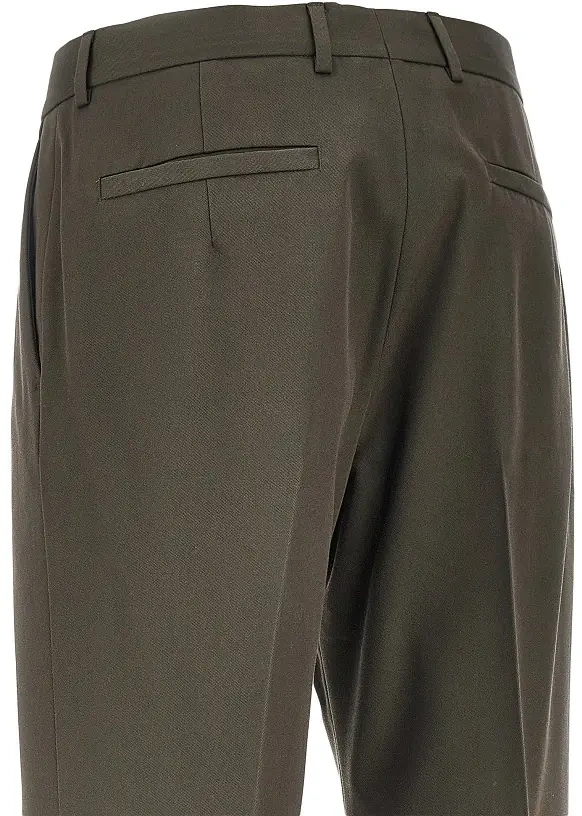 Pantaloni Wool and cotton pleated pants - Img 4