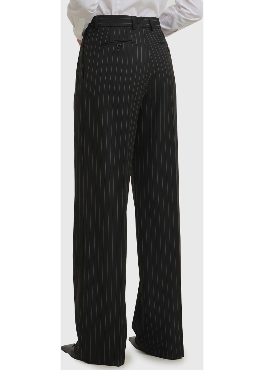 Pantaloni Wool Chalk Stripe Trousers - Img 3