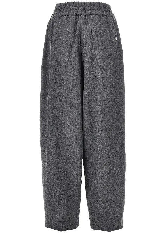 Pantaloni Wool pants with elasticated waist - Img 3