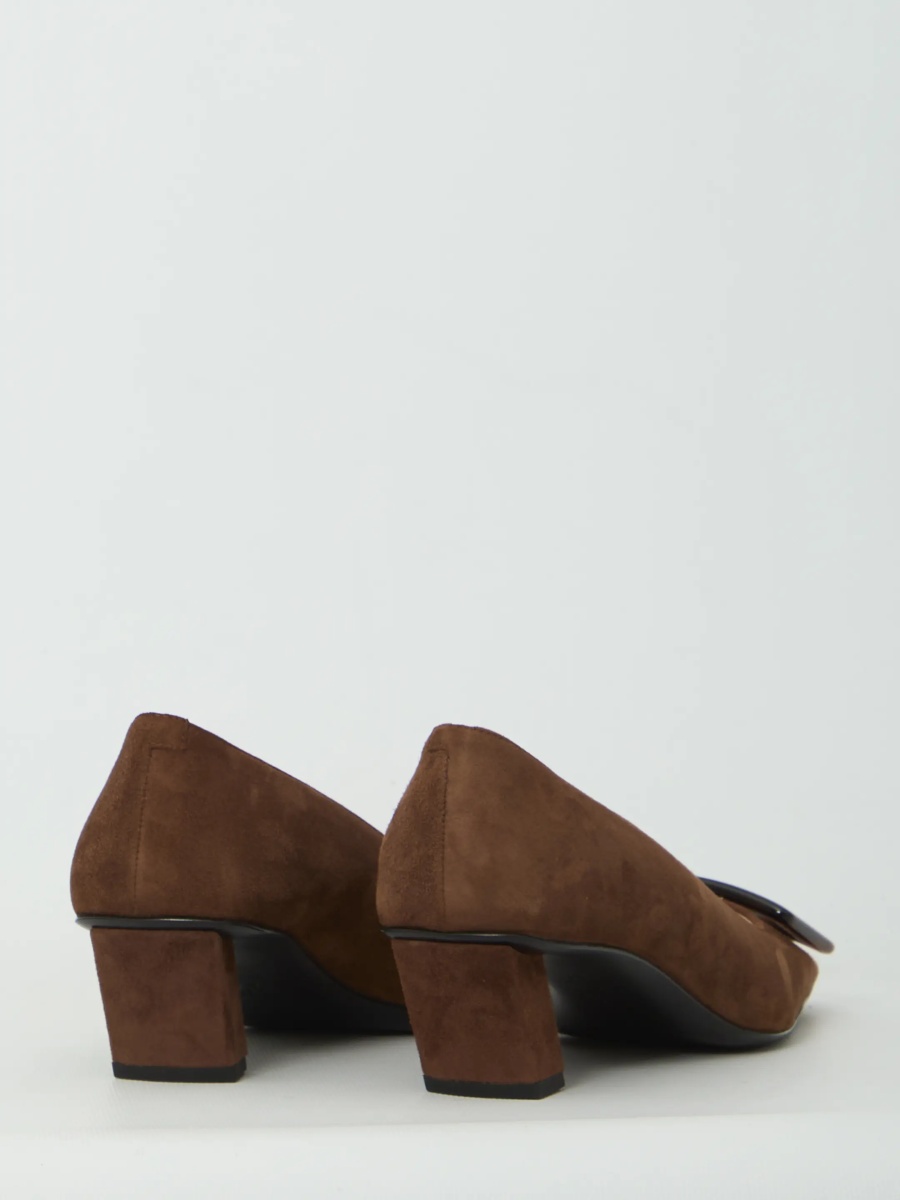 Pantofi Belle Vivier Pumps In Suede - Img 3