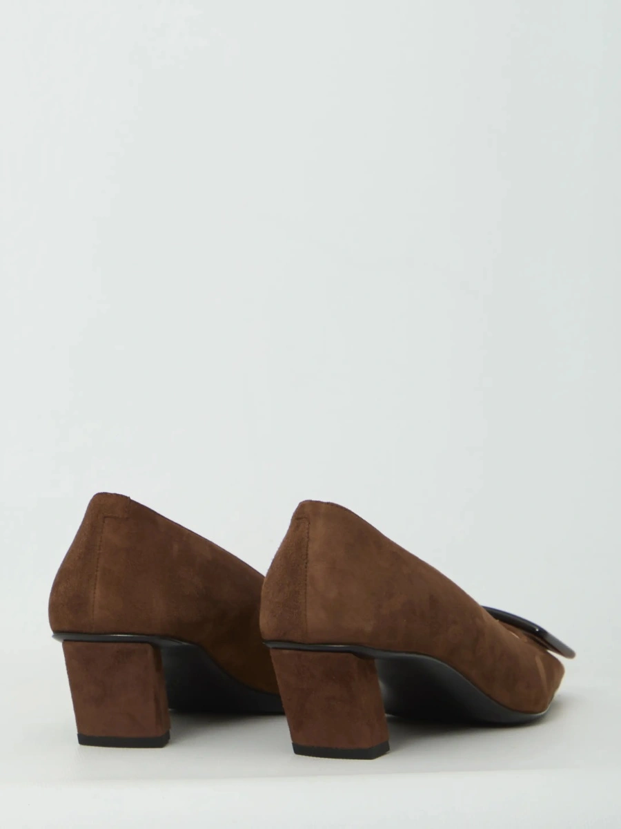 Pantofi Belle Vivier Pumps In Suede - Img 3