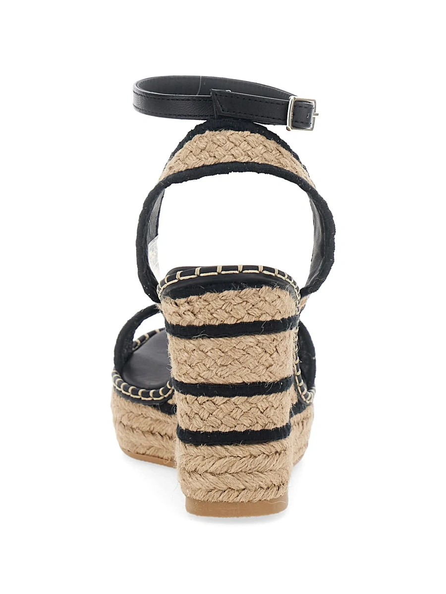 Pantofi cu platforma CASTAÑER bej din material textil - Img 7