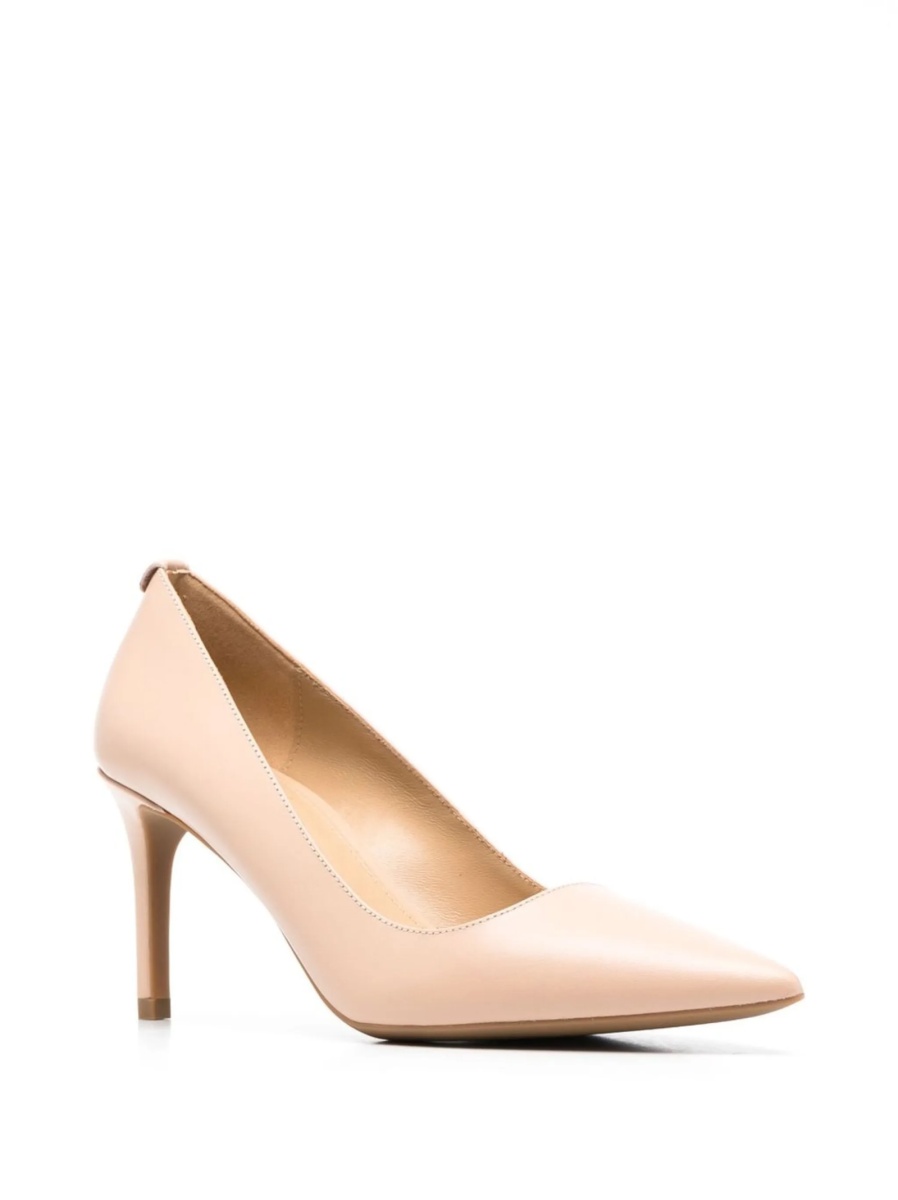 Pantofi cu toc Michael Kors roz din piele - Img 2