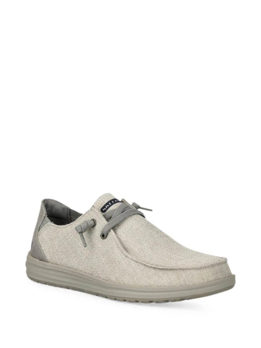 Pantofi de navigatie SKECHERS gri din material textil - Img 2