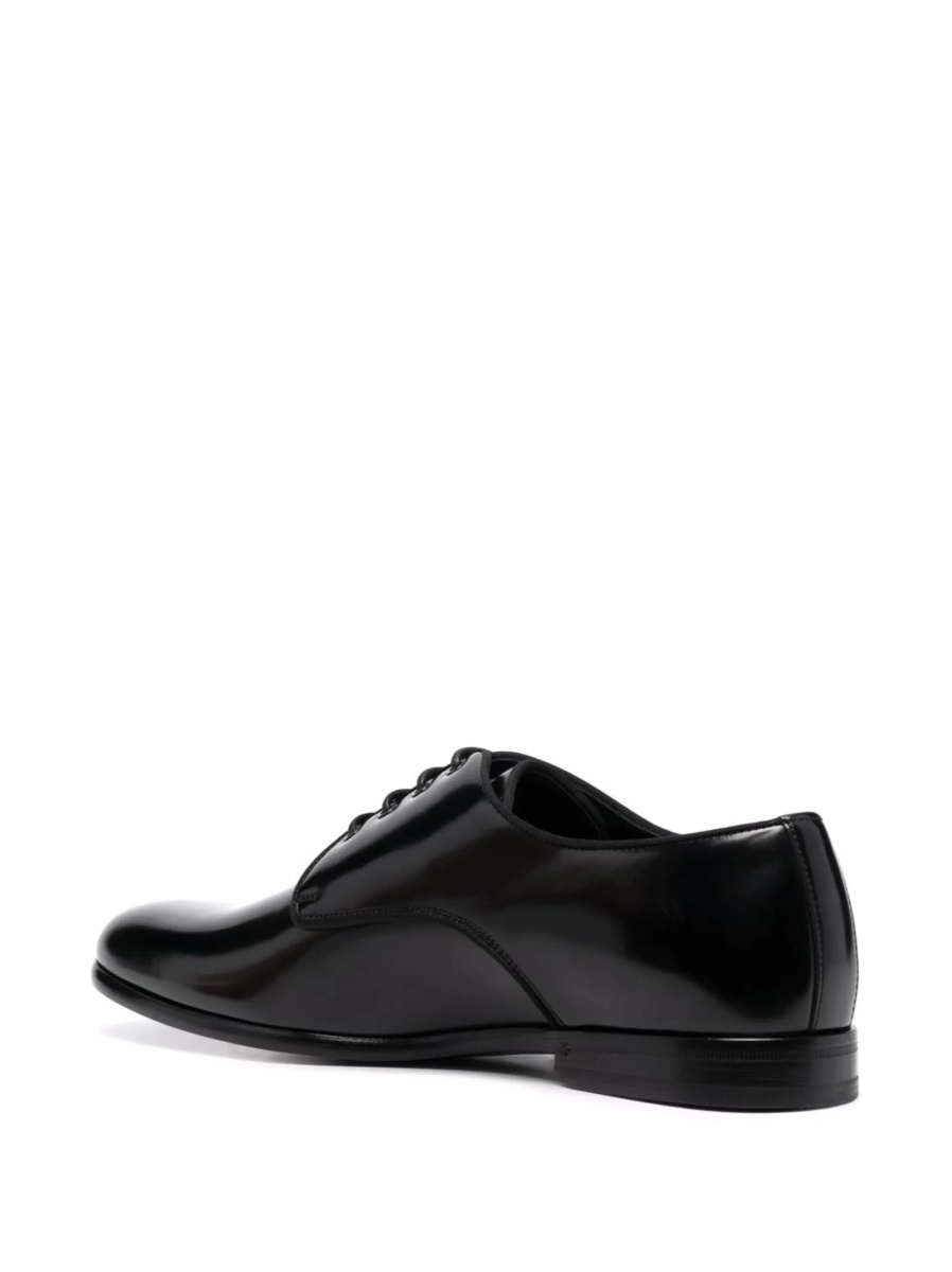 Pantofi Derby Dolce &amp; Gabbana negri din piele - Img 3