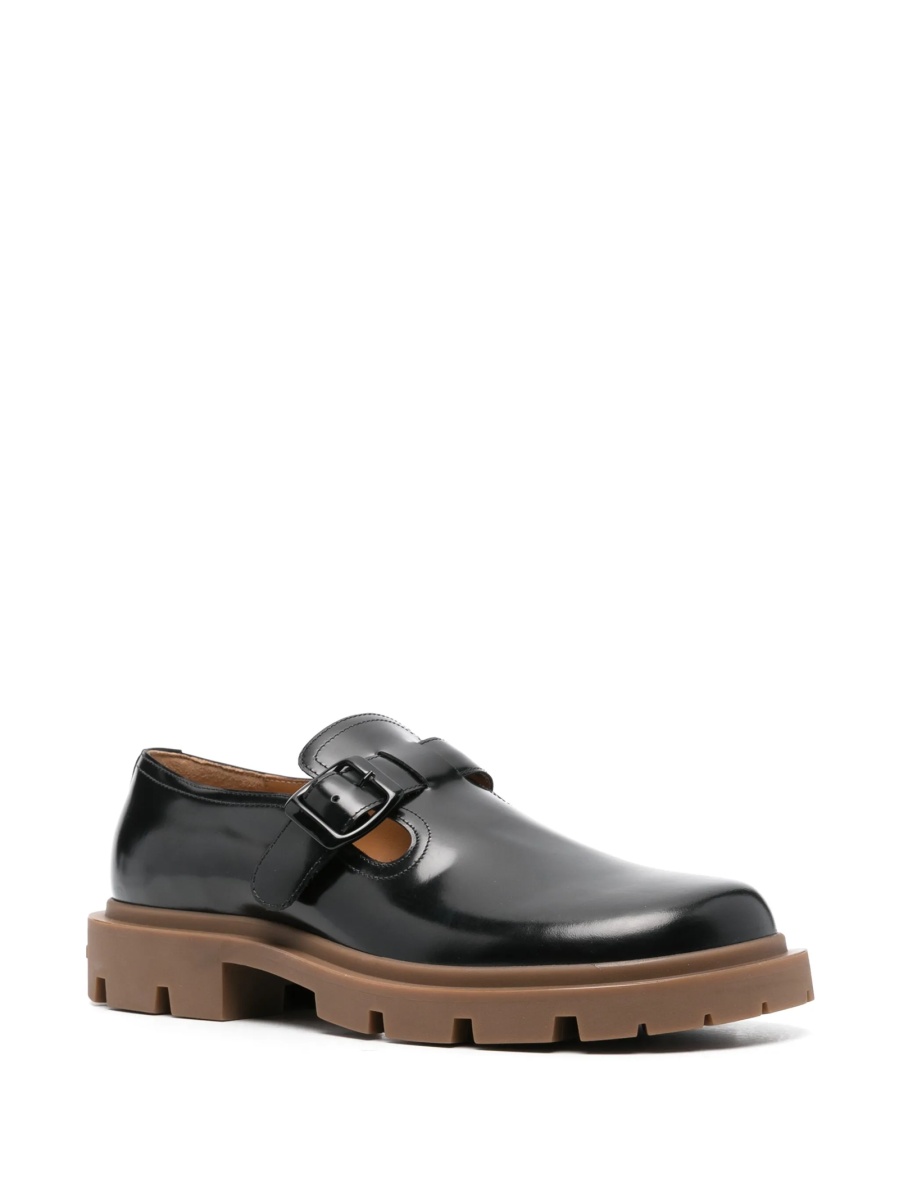 Pantofi Derby Maison Margiela negri din piele - Img 2