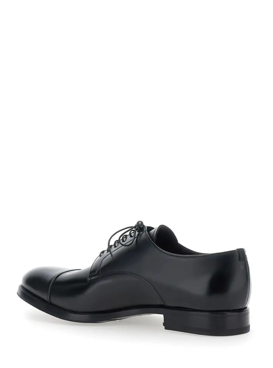 Pantofi eleganti LIDFORT negri din piele - Img 3