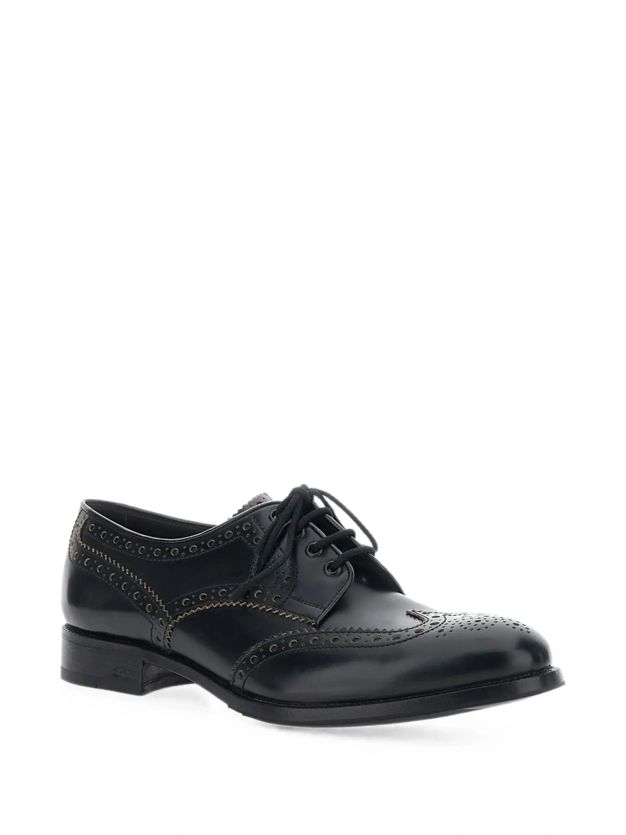 Pantofi eleganti LIDFORT negri din piele - Img 5