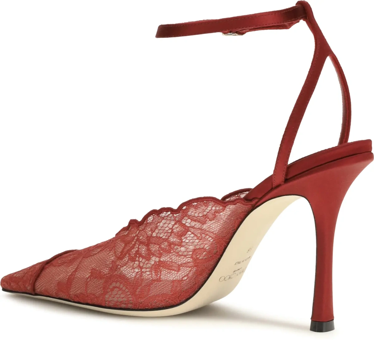 Pantofi Faiz Metallic Lace Pumps - Img 3
