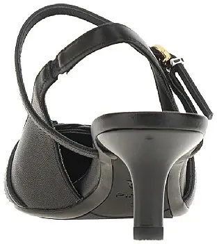 Pantofi Nappa leather slingback pumps with charms - Img 3