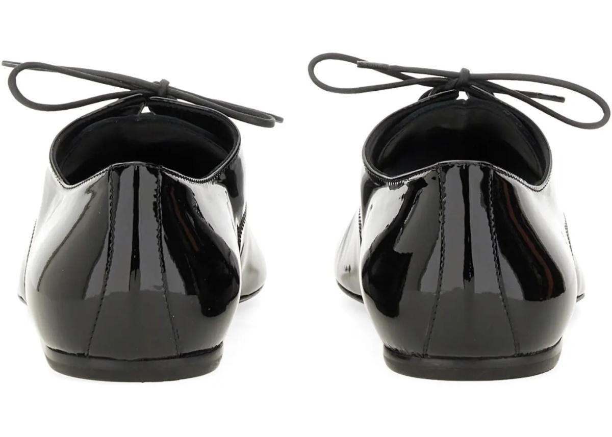 Pantofi Shiny Leather Lace-Up Shoe - Img 3