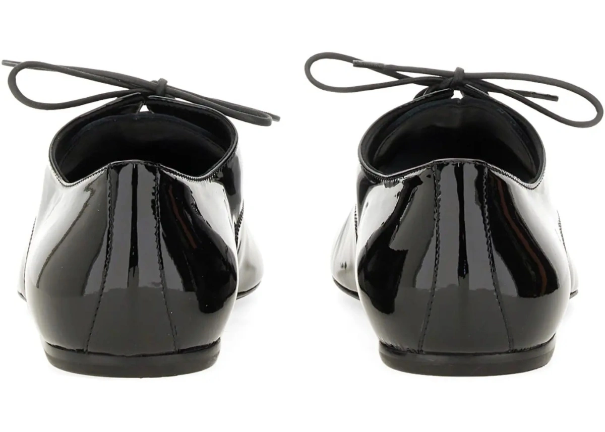 Pantofi Shiny Leather Lace-Up Shoe - Img 3