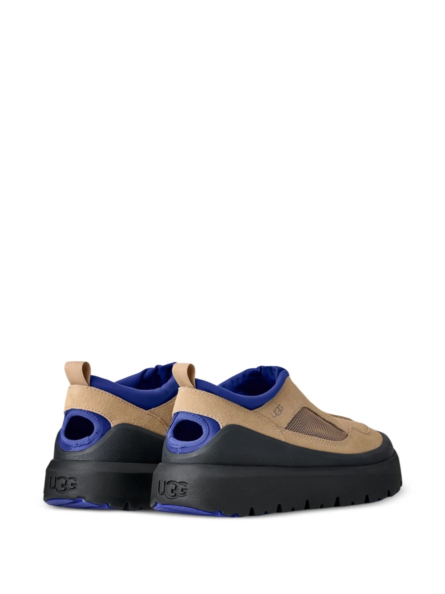 Pantofi slip-on UGG neutri din piele intoarsa si plasa - Img 3