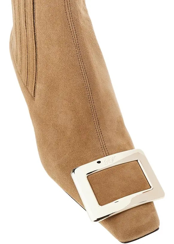 Pantofi Suede leather 'Belle Vivier' Chelsea boots - Img 2
