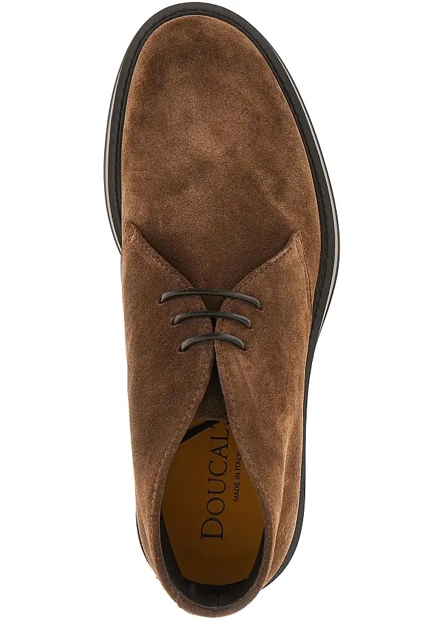 Pantofi Suede leather laced shoes - Img 4