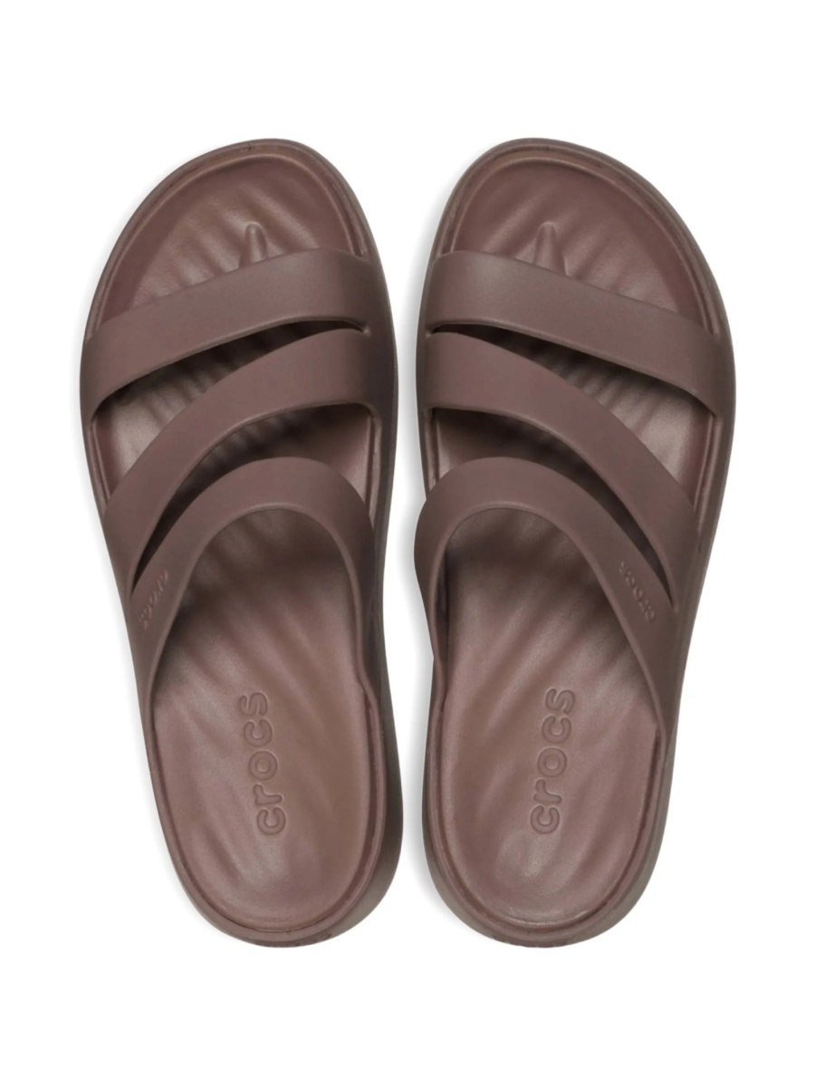 Papuci Crocs maro din termoplastic - Img 4