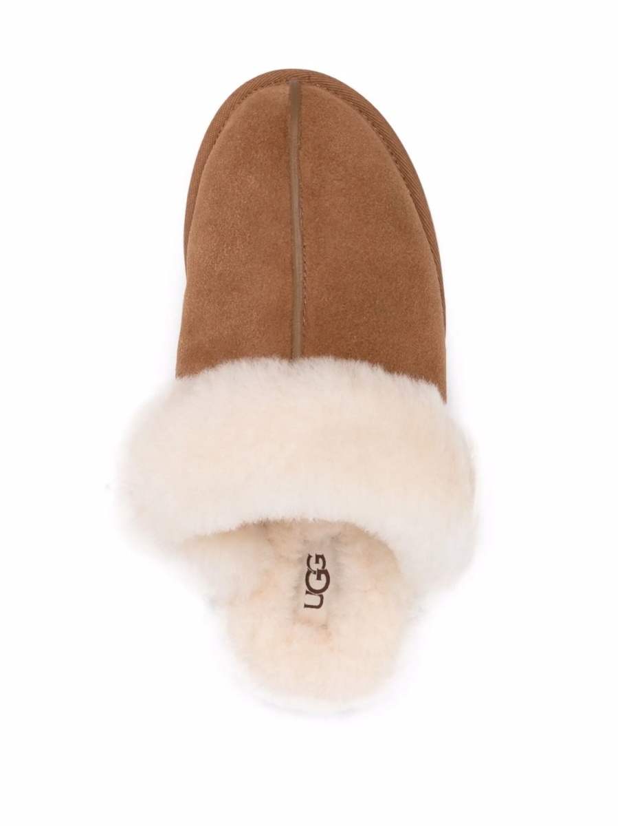 Papuci UGG maro din piele - Img 4