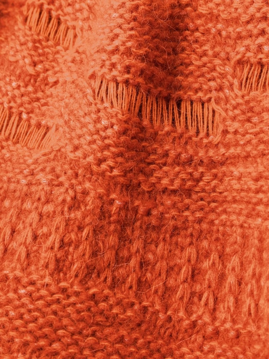 Poncho Stella McCartney portocaliu - Img 5