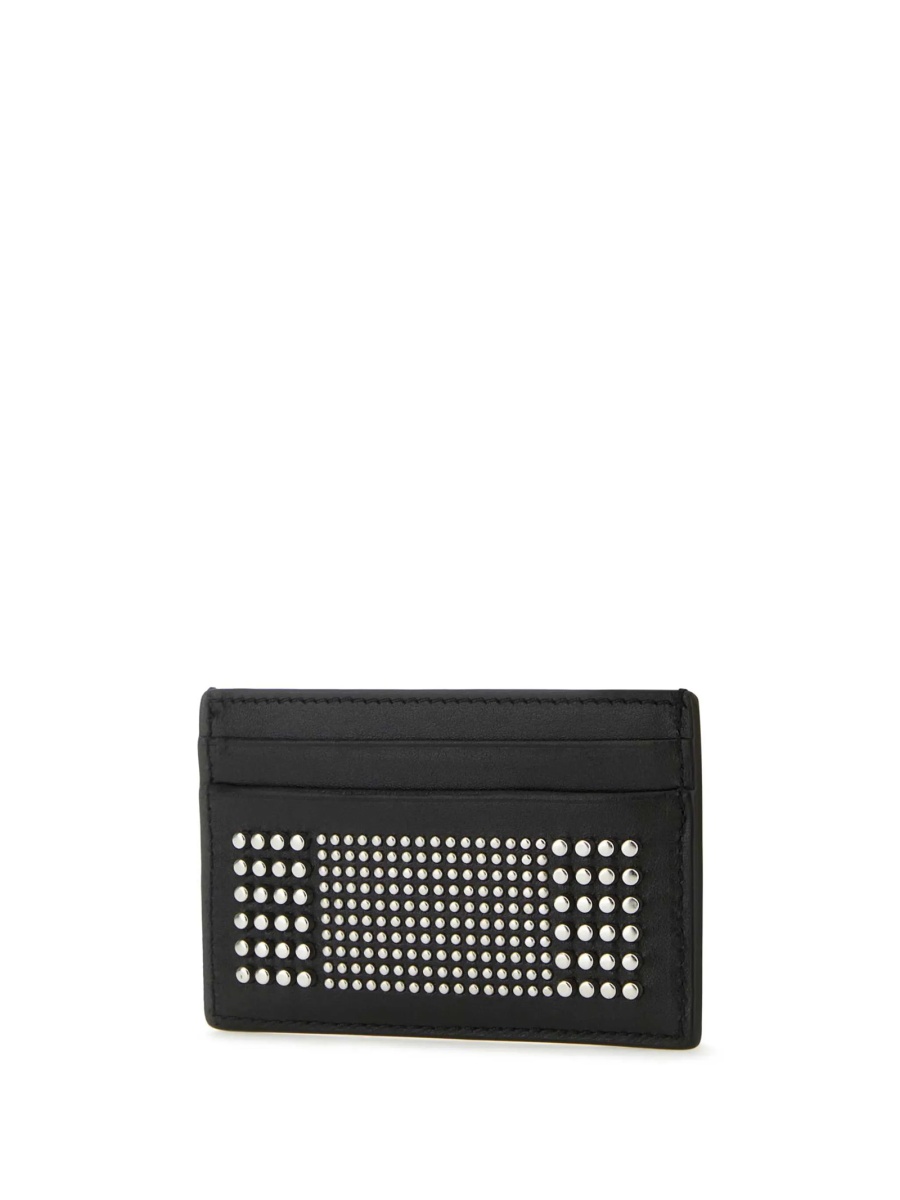 Portofel Alexander McQueen negru din alama si piele - Img 3