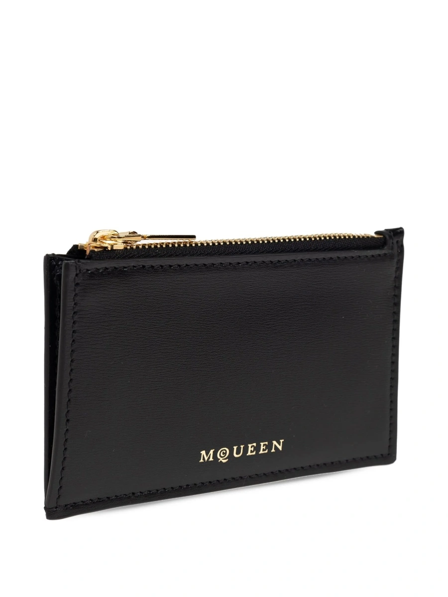 Portofel Alexander McQueen negru din piele - Img 3