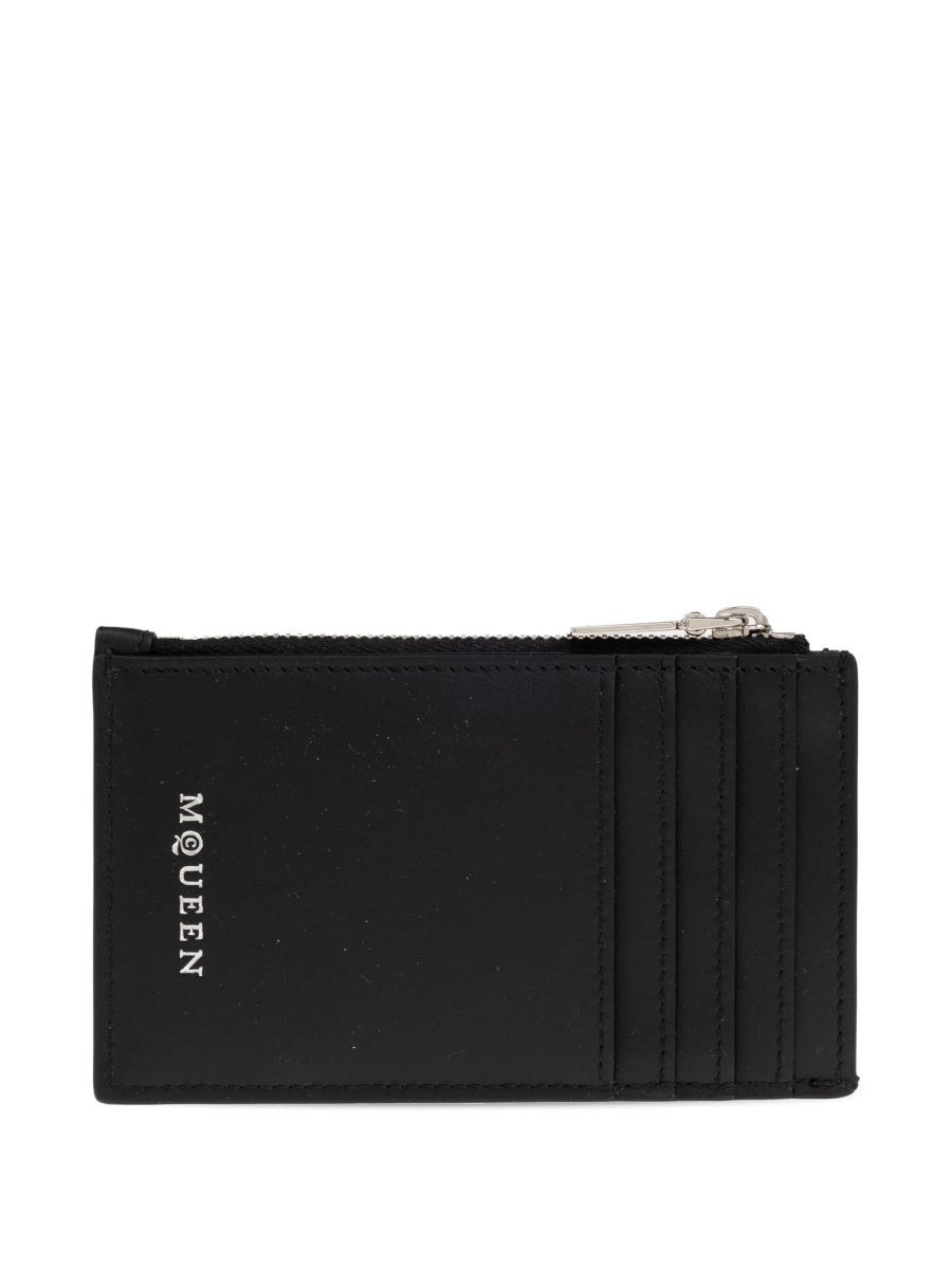 Portofel Alexander McQueen negru din piele - Img 2