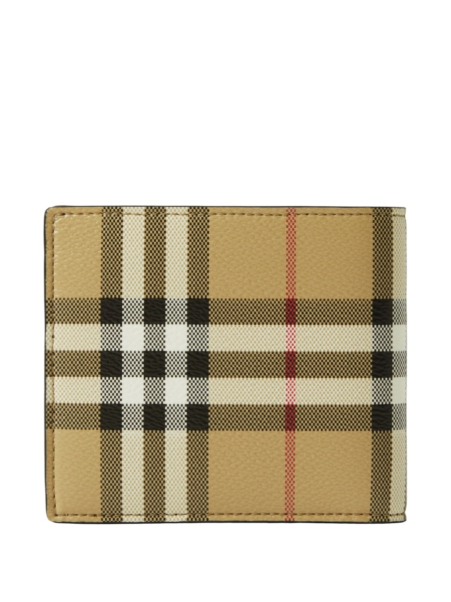 Portofel Burberry neutru din bumbac si polyester - Img 2