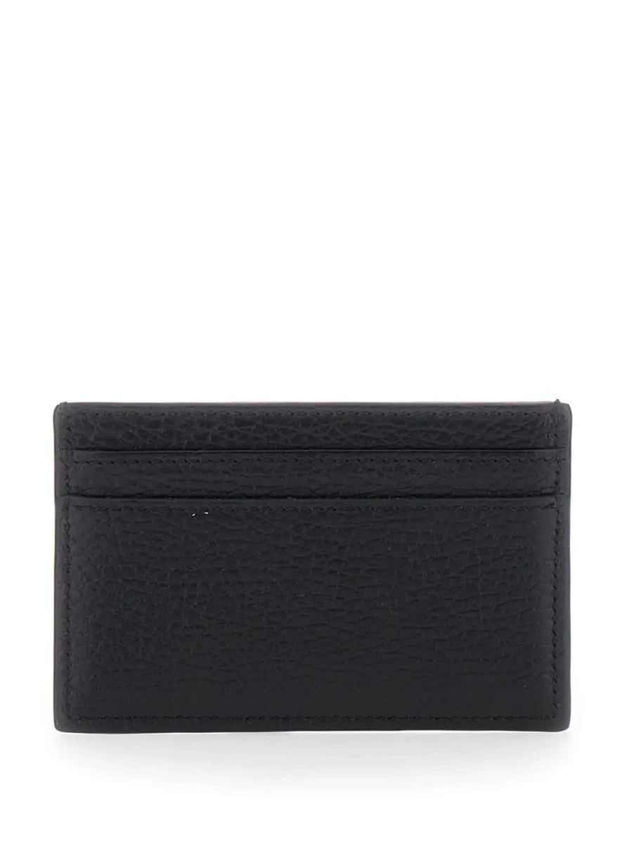 Portofel Céline negru din piele 'MEDIUM CARD HOLDER' - Img 2