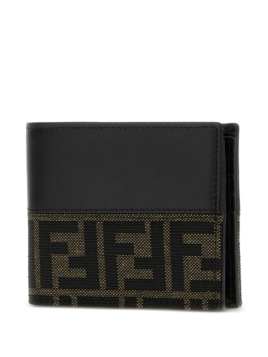 Portofel Fendi negru din piele - Img 3