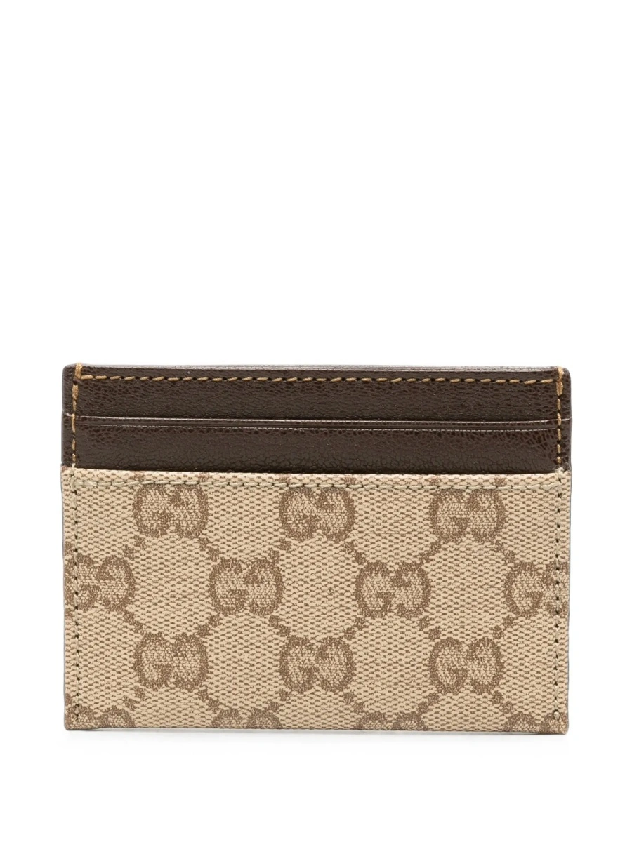 Portofel Gucci bej din canvas GG Supreme si piele - Img 5