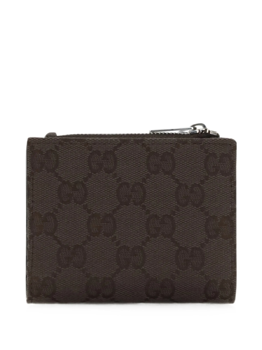 Portofel Gucci maro din material textil - Img 2