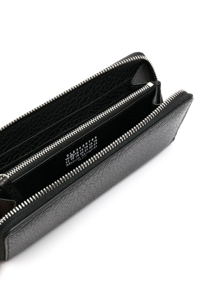 Portofel Maison Margiela negru din alama si piele - Img 3