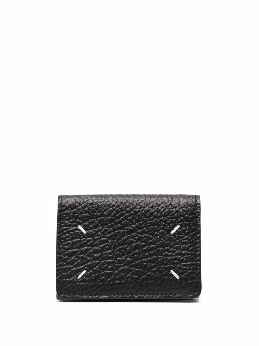 Portofel Maison Margiela negru din piele - Img 2