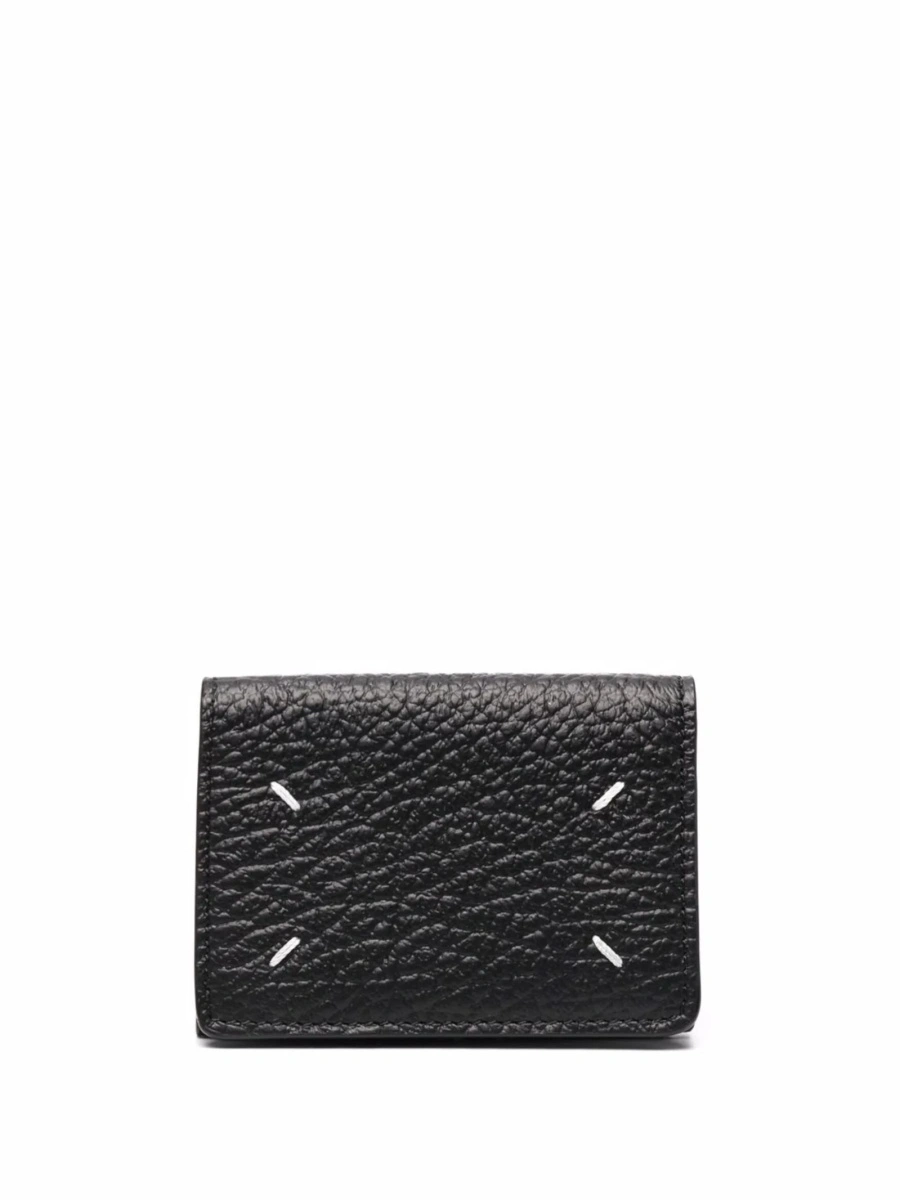 Portofel Maison Margiela negru din piele - Img 2