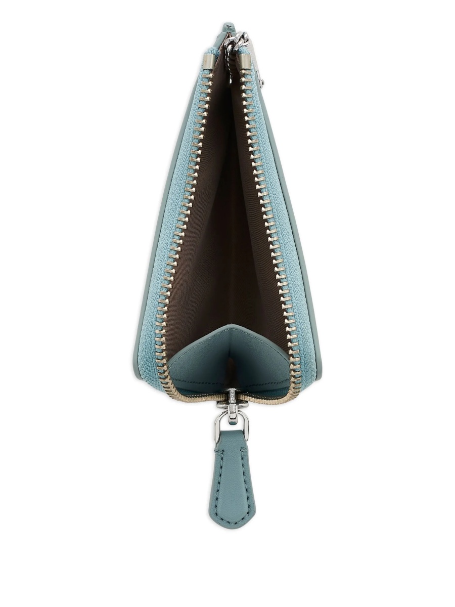Portofel Marc Jacobs albastru din piele - Img 3