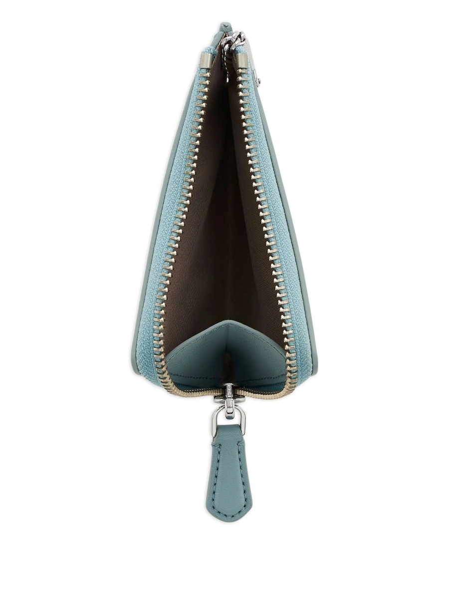 Portofel Marc Jacobs albastru din piele - Img 3