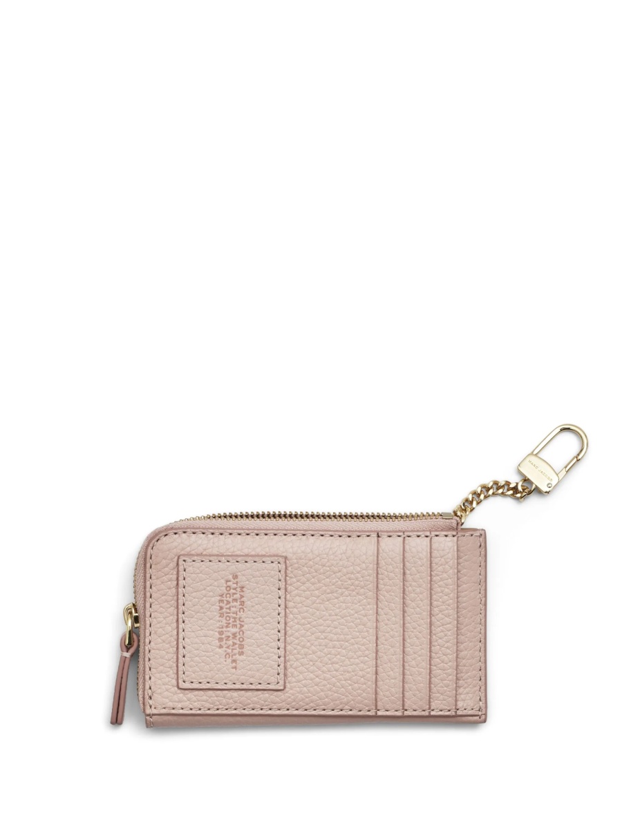 Portofel Marc Jacobs roz din piele - Img 2