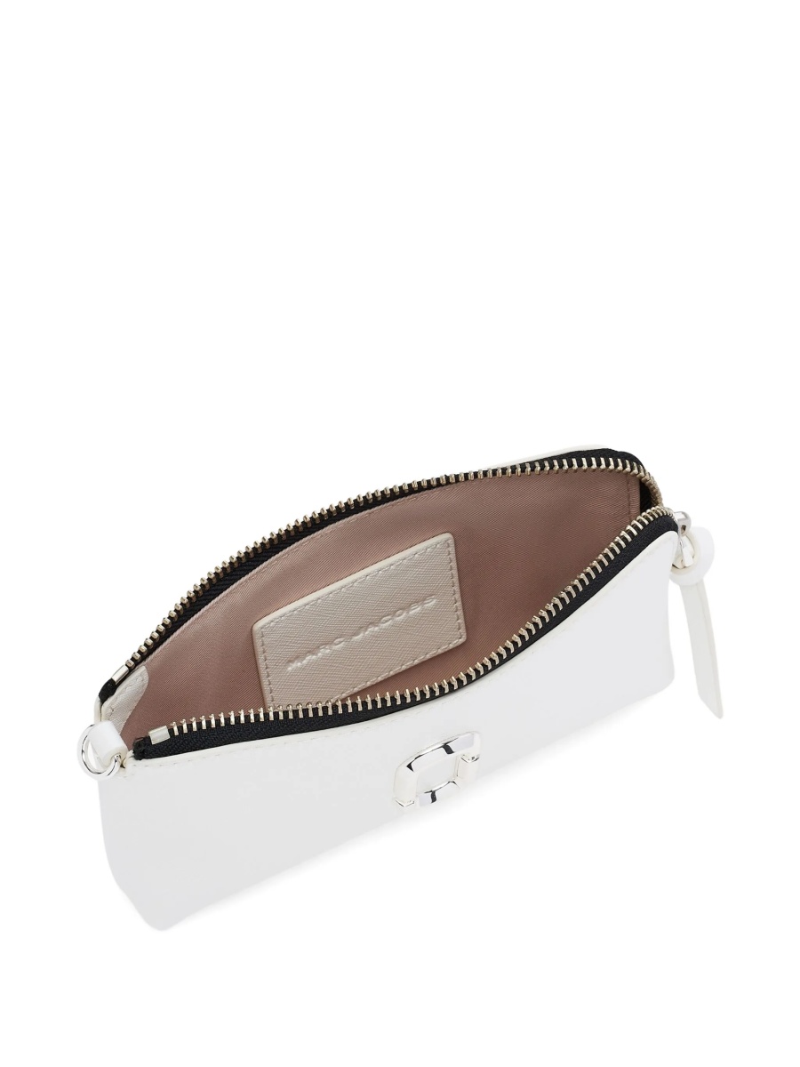 Portofel Marc Jacobs snapshot alb din piele - Img 3