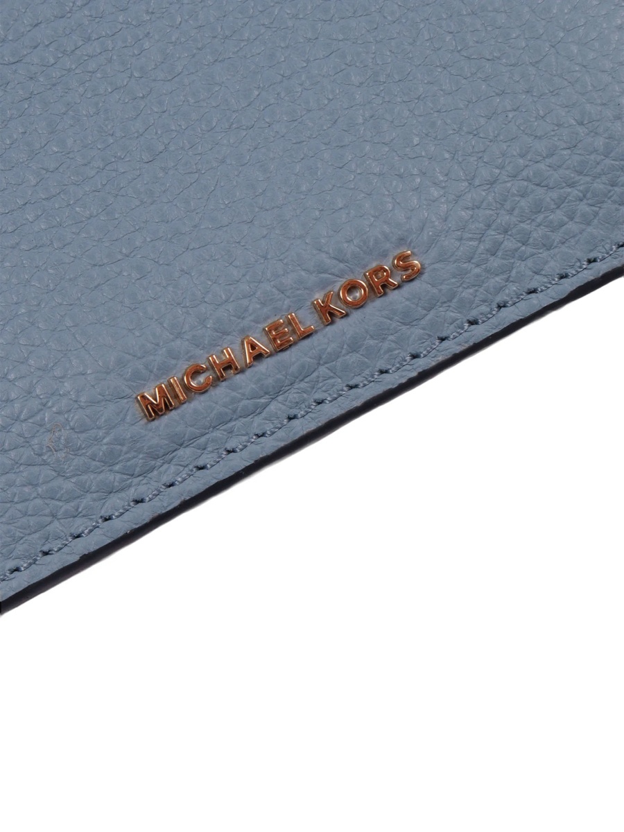 Portofel Michael Kors albastru din piele - Img 3
