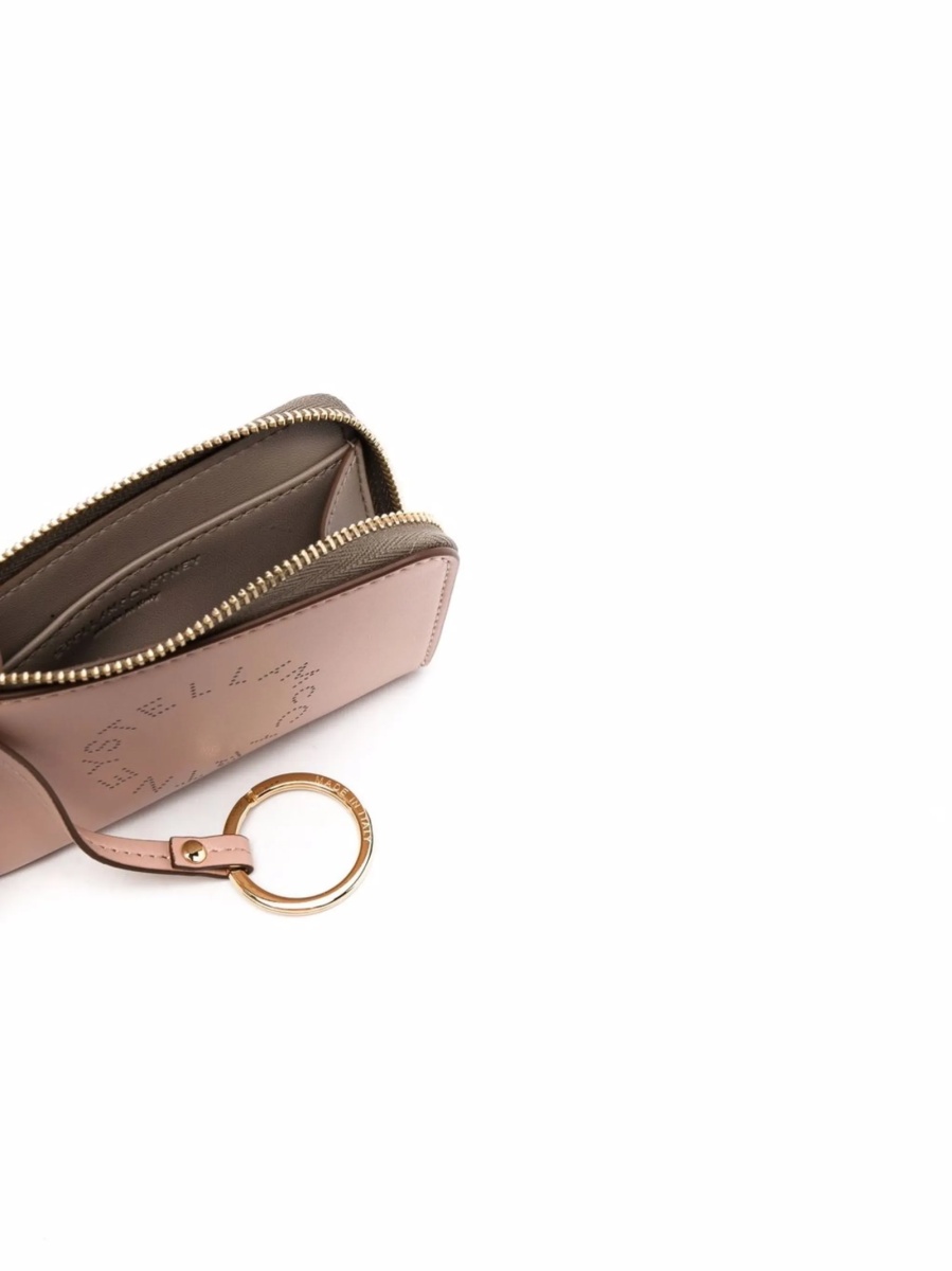 Portofel Stella McCartney roz din poliuretan - Img 3