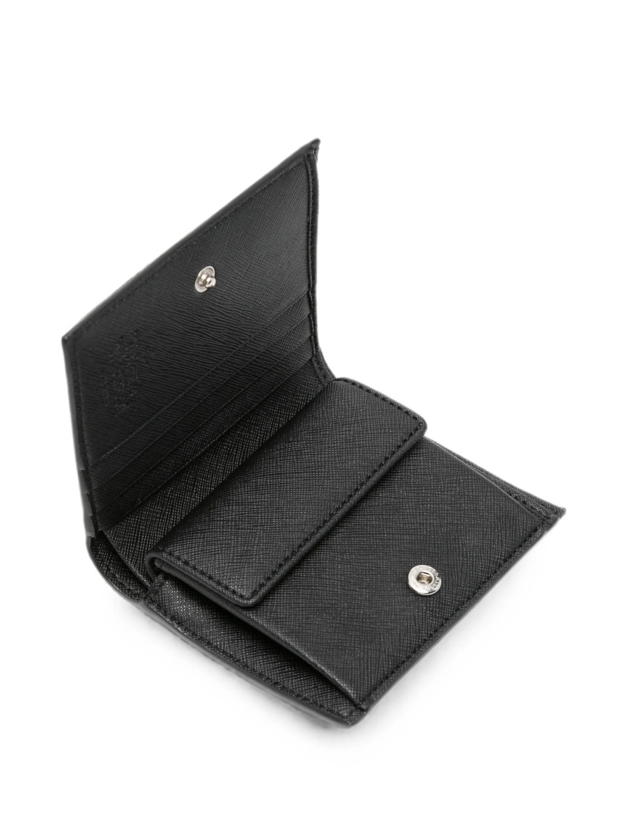 Portofel Vivienne Westwood negru din poliuretan - Img 3