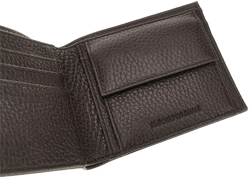Portofele Grained leather bi-fold wallet - Img 4