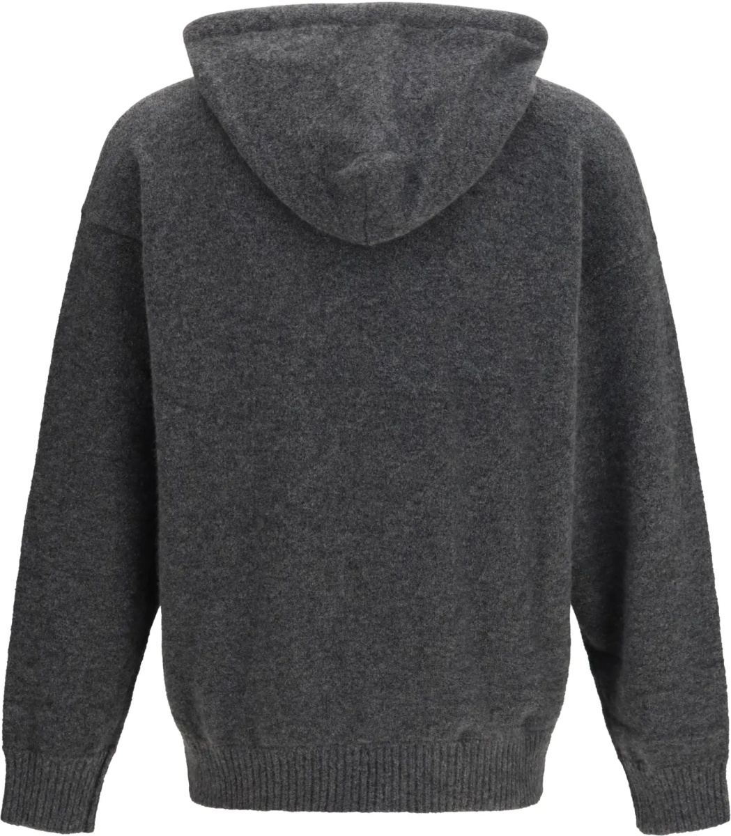 Pulover Cashmere and silk hooded Sweater - Img 2
