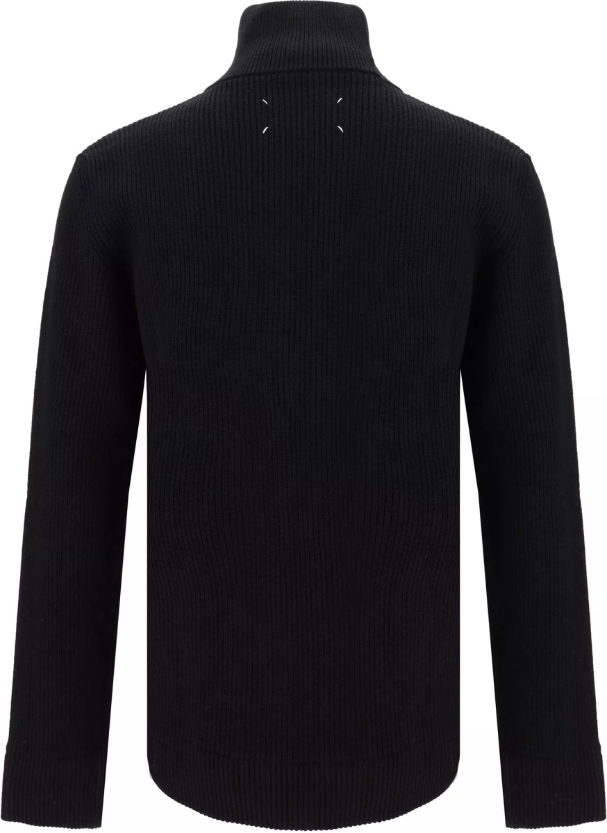 Pulover Cotton zip-up Sweater - Img 2