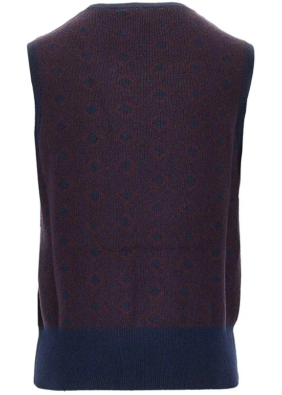 Pulover Emporio Armani multicolor din casmir si lana - Img 3