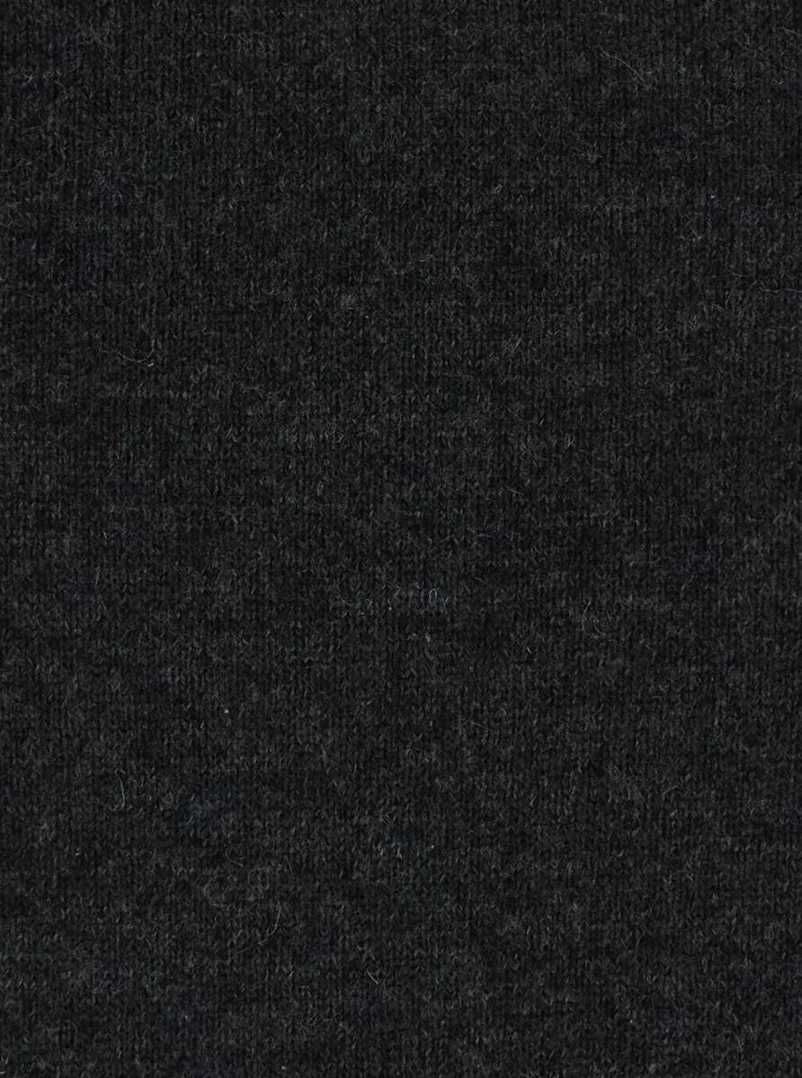 Pulover Grey Long Sleeve Sweater with V-Neck in Cashmere Women - Img 3