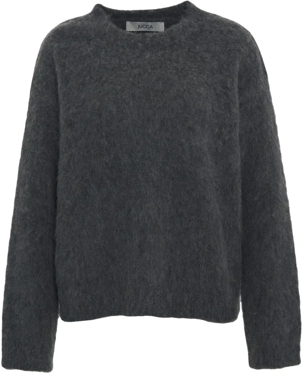 Pulover Jucca gri din alpaca - Img 2
