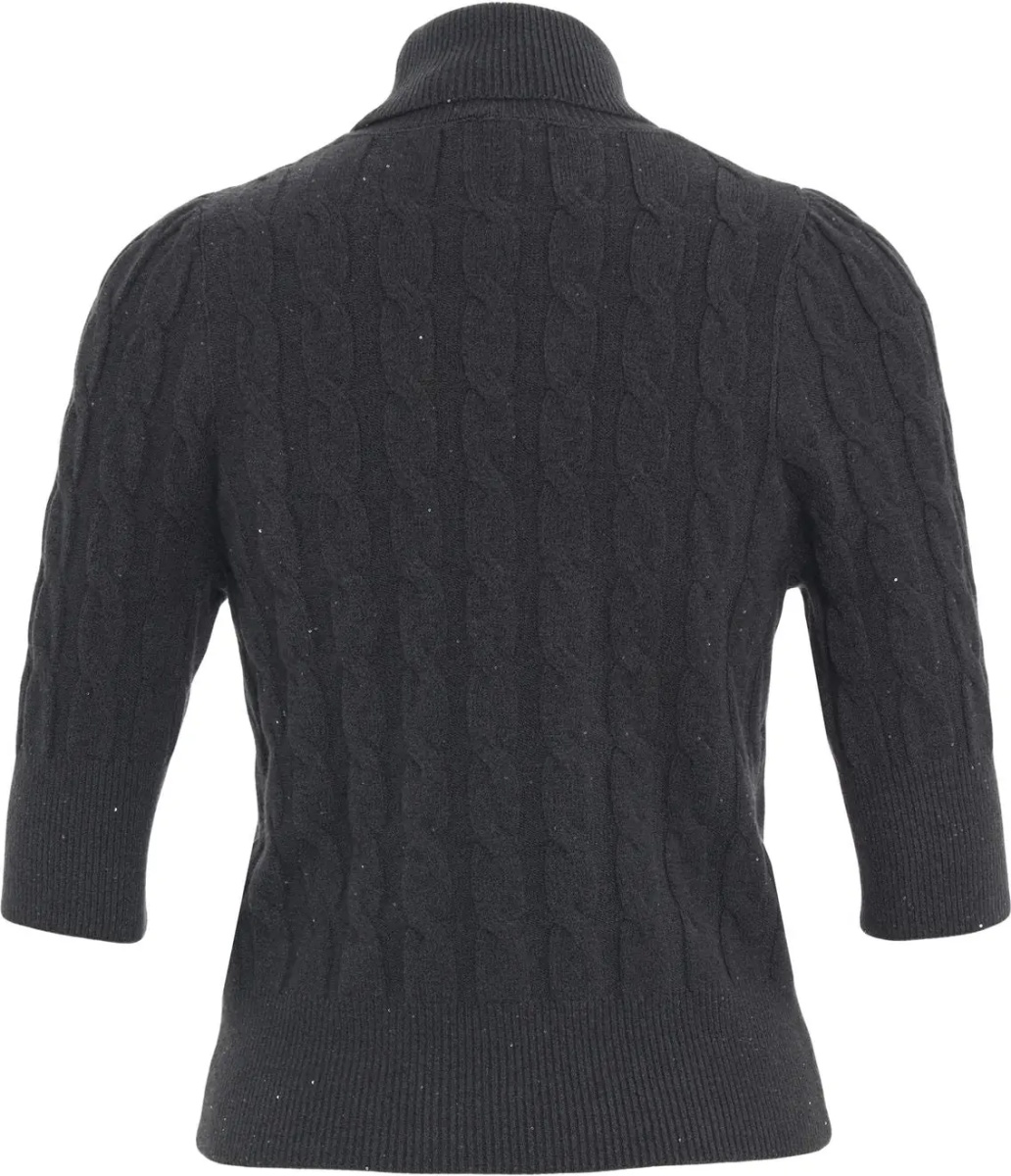 Pulover Knit sweater with cable-knit pattern - Img 3