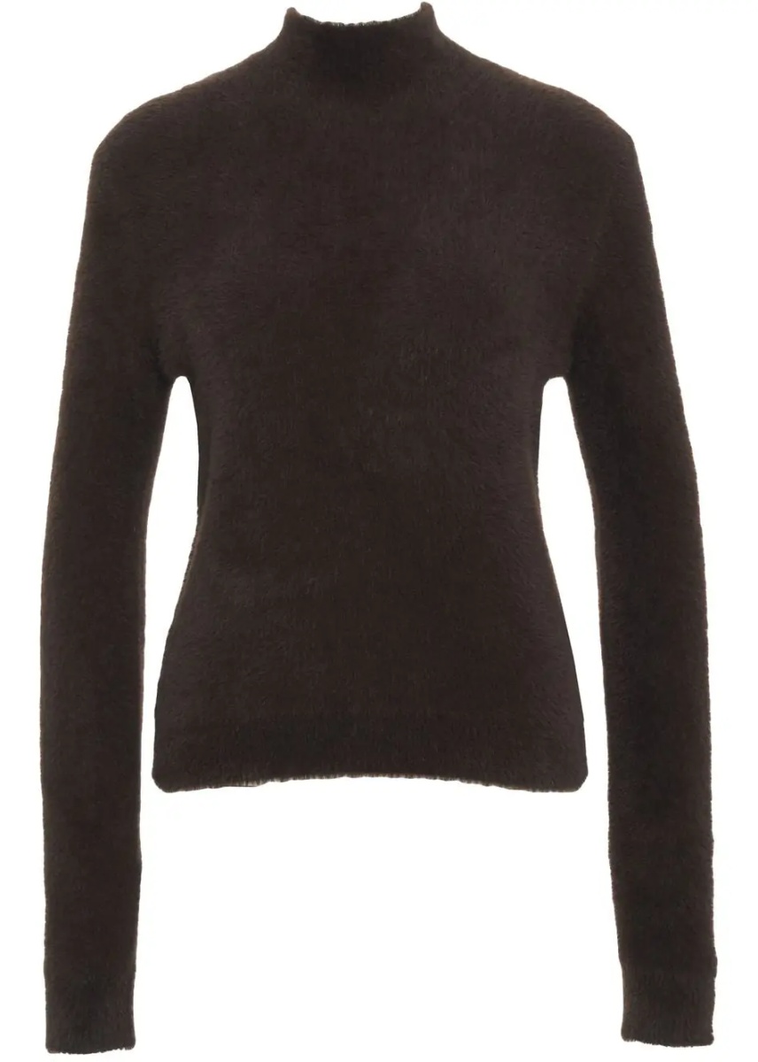Pulover Knit sweater with stand-up collar - Img 2