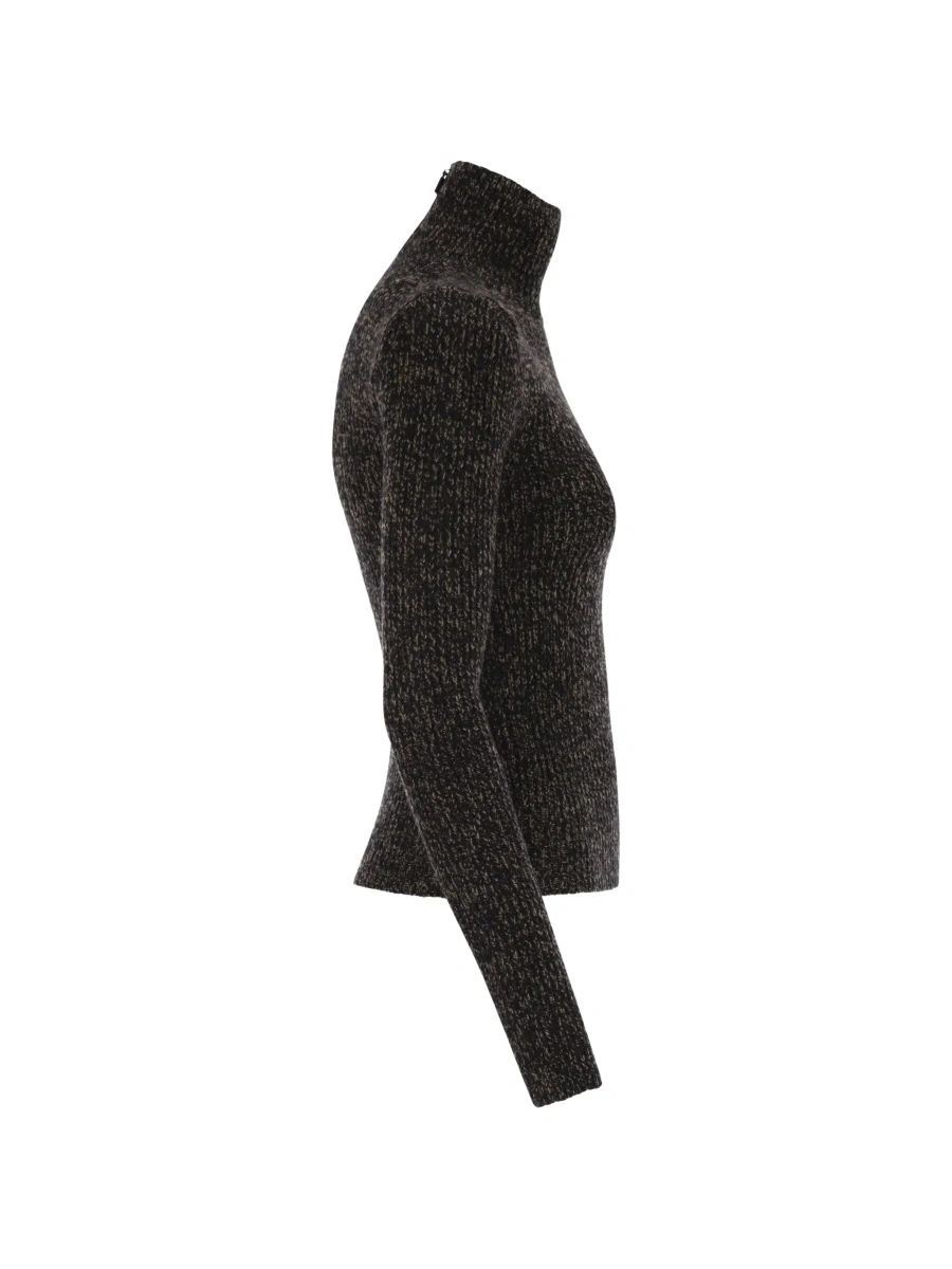 Pulover Max Mara gri din lana - Img 5