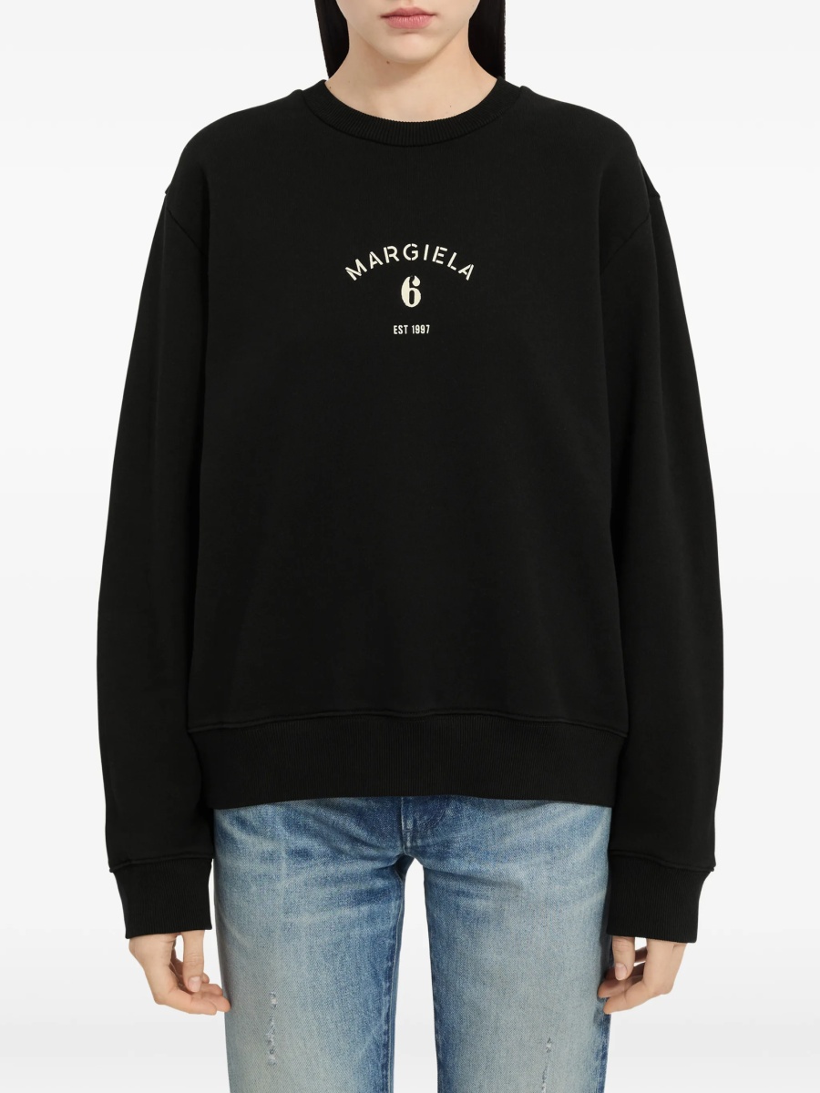 Pulover MM6 Maison Margiela negru - Img 5